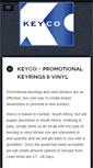 Mobile Screenshot of keyco.co.za